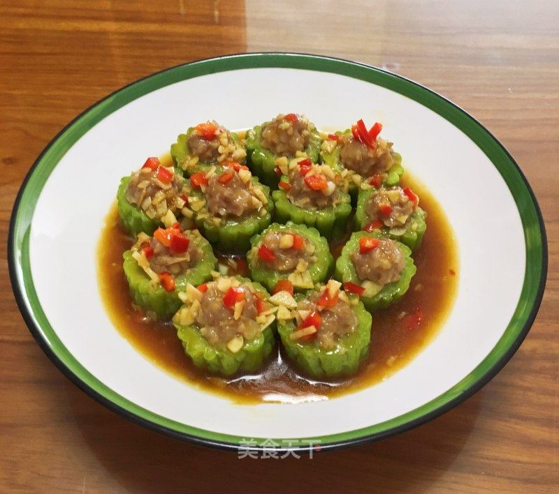 苦瓜酿肉的做法_苦瓜酿肉怎么做_香香的小厨房的菜谱_美食天下