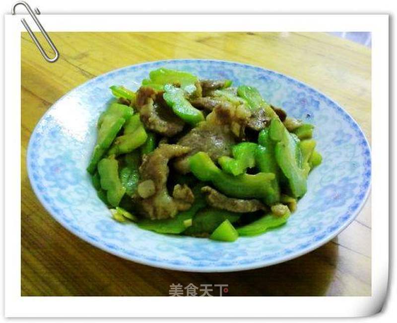苦瓜炒肉片的做法_【粤菜】苦瓜炒肉片_苦瓜炒肉片怎么做_菜谱_美食天下