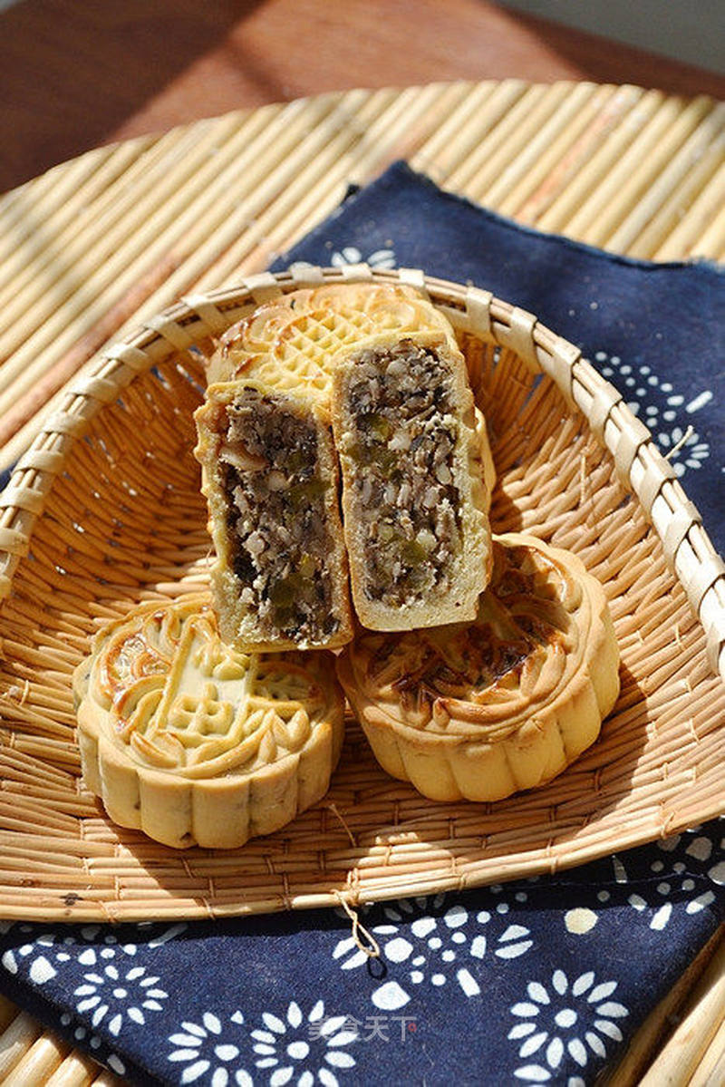 五仁月饼_自制五仁月饼_菜谱_美食天下