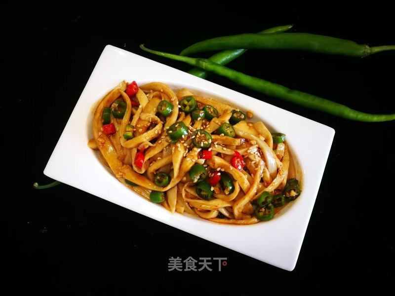凉拌手撕杏鲍菇的做法_凉拌手撕杏鲍菇怎么做_钱钱de餐桌的菜谱_美食天下