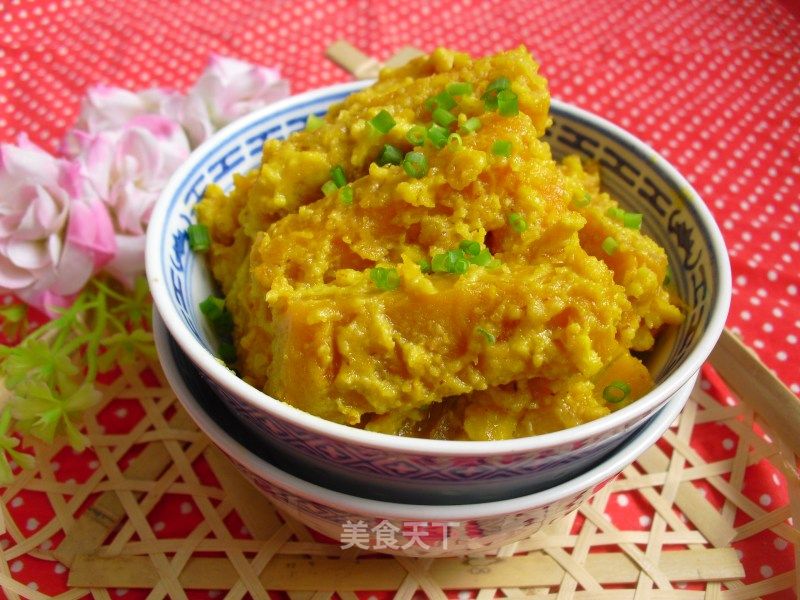 咸蛋黄焗南瓜的做法_咸蛋黄焗南瓜怎么做_温馨小饭桌的菜谱_美食天下