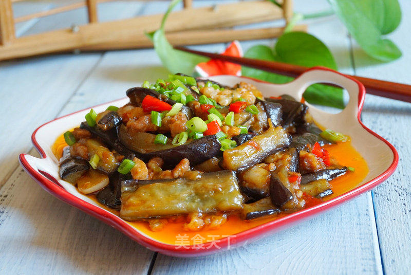肉末烧茄子的做法_肉末烧茄子怎么做_小黠大痴的菜谱_美食天下