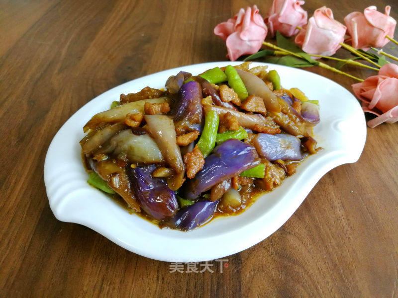 肉丁茄子烧豆角的做法_肉丁茄子烧豆角怎么做_清水淡竹的菜谱_美食天下
