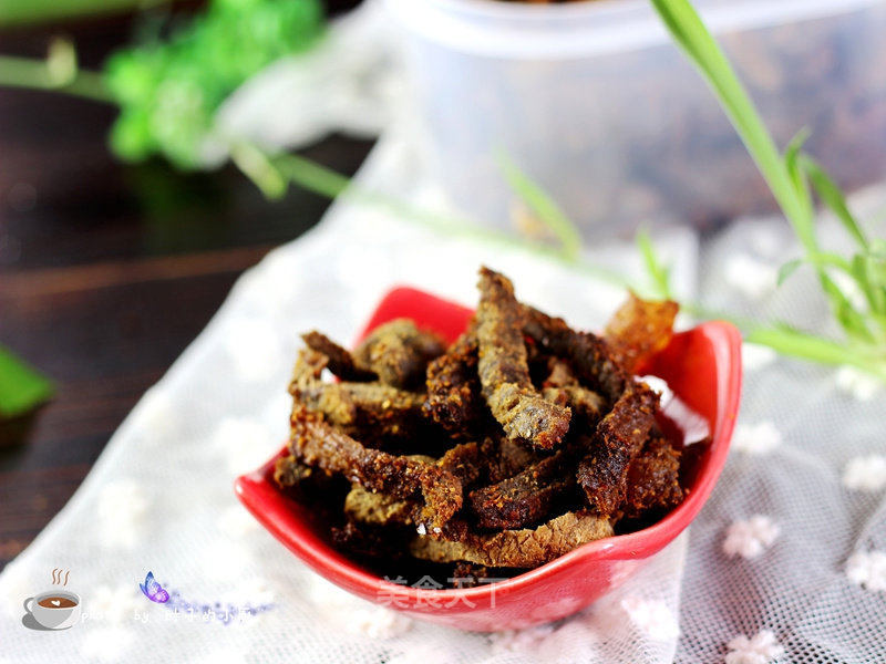 麻辣牛肉干的做法_麻辣牛肉干怎么做_叶子的小厨的菜谱_美食天下