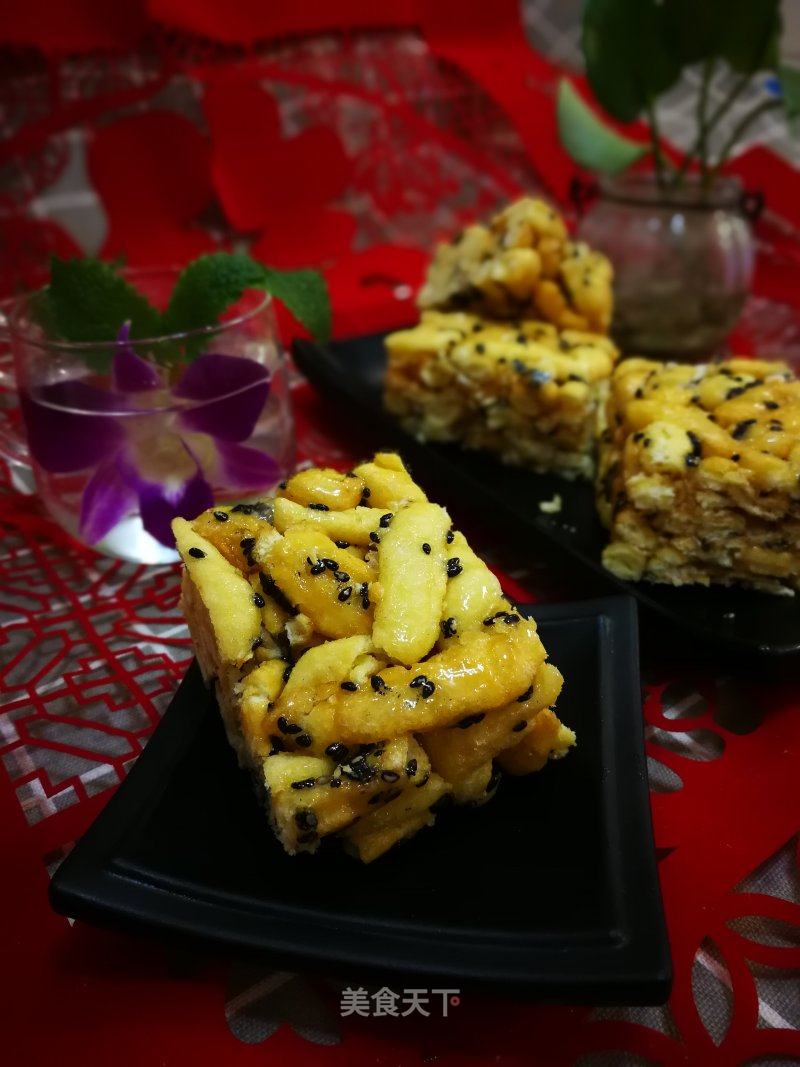 沙琪玛的做法_沙琪玛怎么做_钱钱de餐桌的菜谱_美食天下