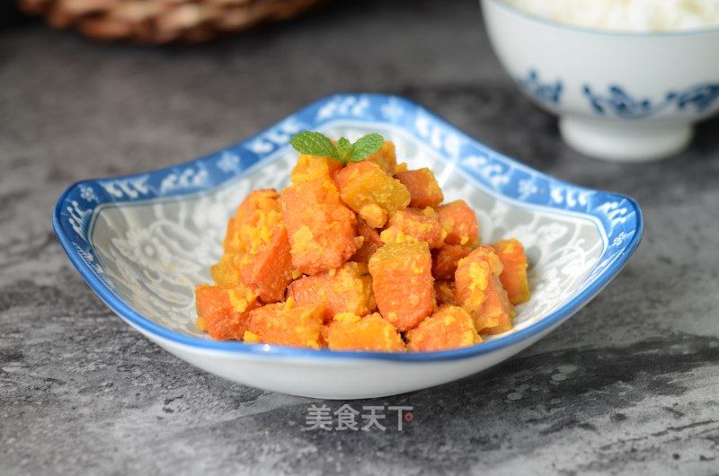咸蛋黄焗南瓜的做法_咸蛋黄焗南瓜怎么做_tgcyy的菜谱_美食天下