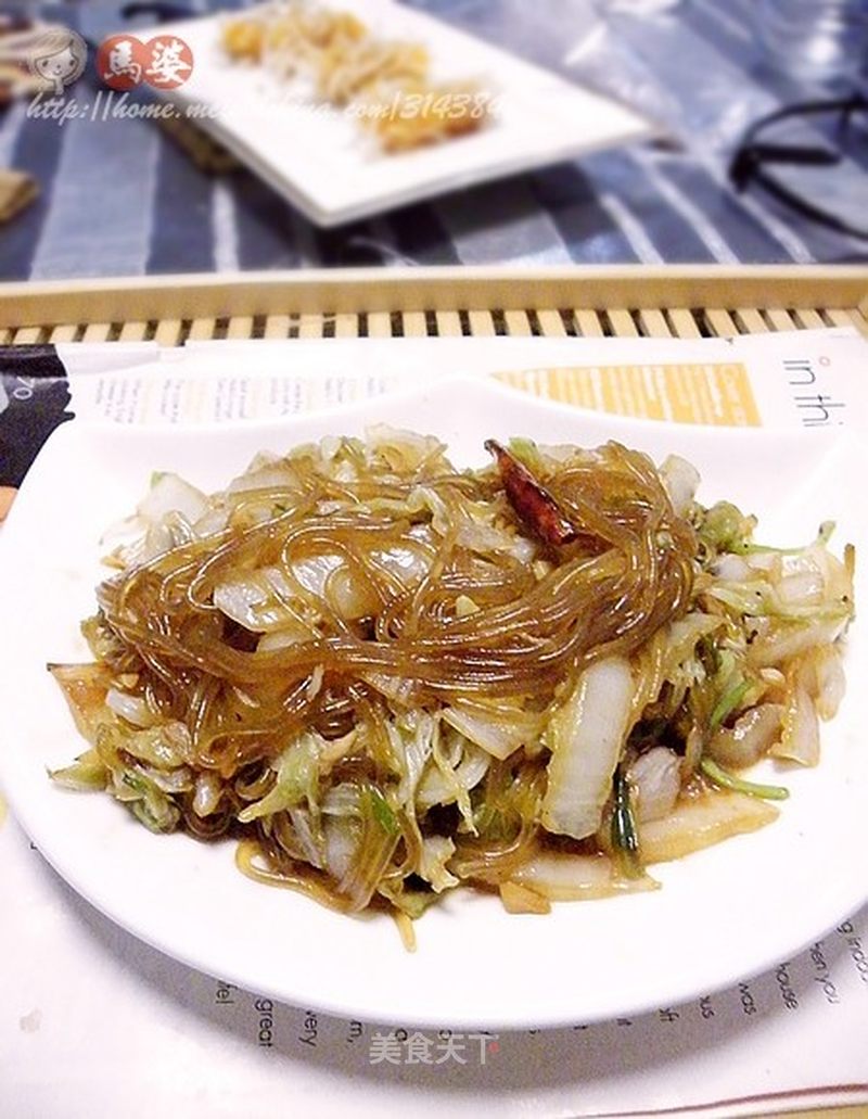 酸辣白菜粉丝的做法_酸辣白菜粉丝怎么做_菜谱_美食天下