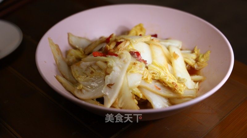 酸辣白菜的做法_酸辣白菜怎么做_どら的菜谱_美食天下