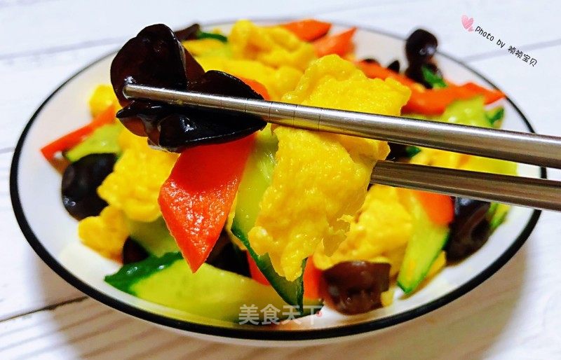 木耳黄瓜胡萝卜炒鸡蛋的做法_木耳黄瓜胡萝卜炒鸡蛋怎么做_祯祯宝贝的菜谱_美食天下