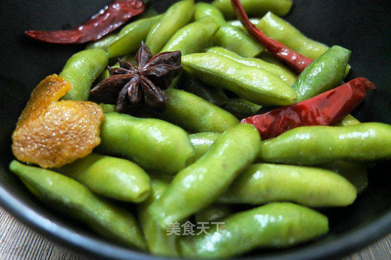 五香毛豆的做法_经典小食–五香毛豆_五香毛豆怎么做_杏梧的菜谱_美食天下