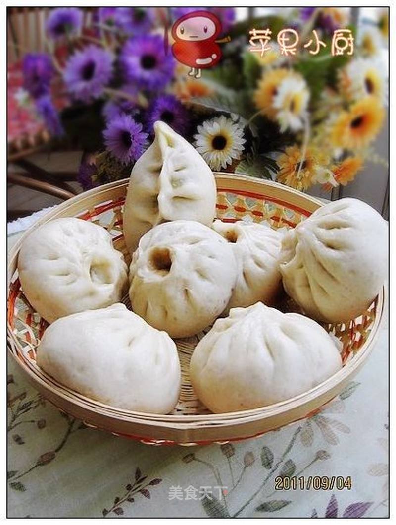 香菇油菜酱香包子的做法_香菇油菜酱香包子怎么做_菜谱_美食天下