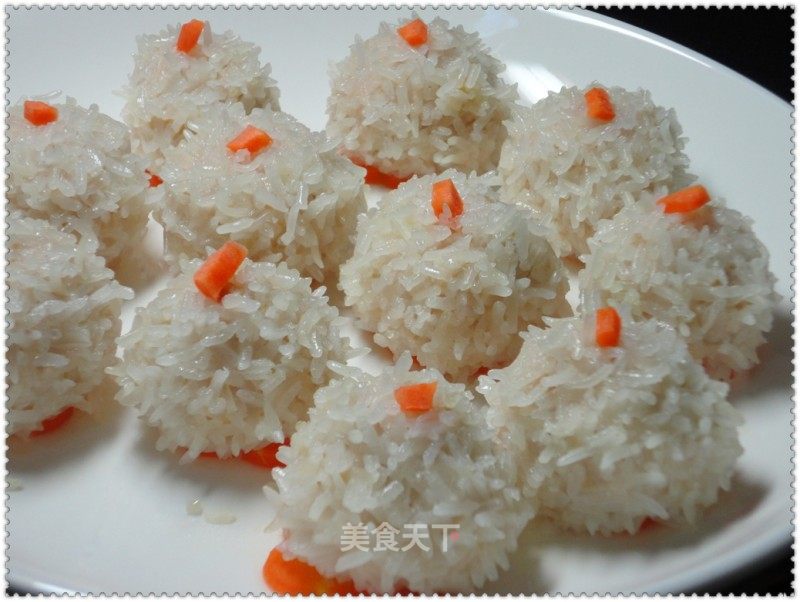 珍珠丸子的做法_珍珠丸子怎么做_菜谱_美食天下