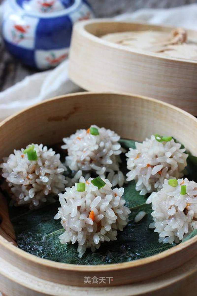珍珠丸子的做法_鲜香浓郁,糯而不腻—珍珠丸子_珍珠丸子怎么做_kiss战女的菜谱_美食天下