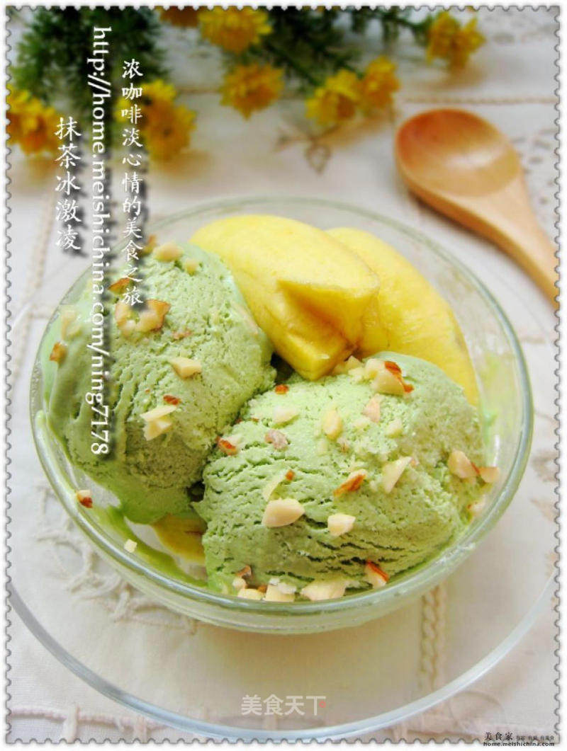 抹茶冰激凌的做法_抹茶冰激凌怎么做_菜谱_美食天下