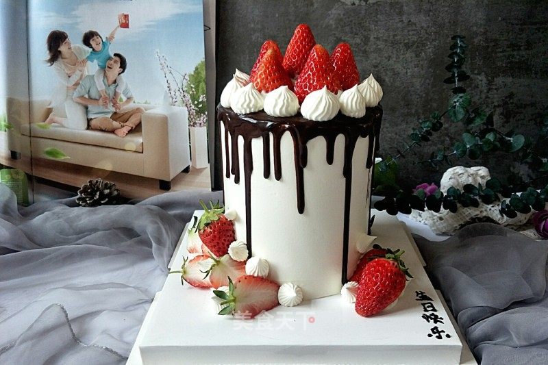 生日蛋糕的做法_送你一份甜蜜‖生日蛋糕_生日蛋糕怎么做_糖小田yuan的菜谱_美食天下
