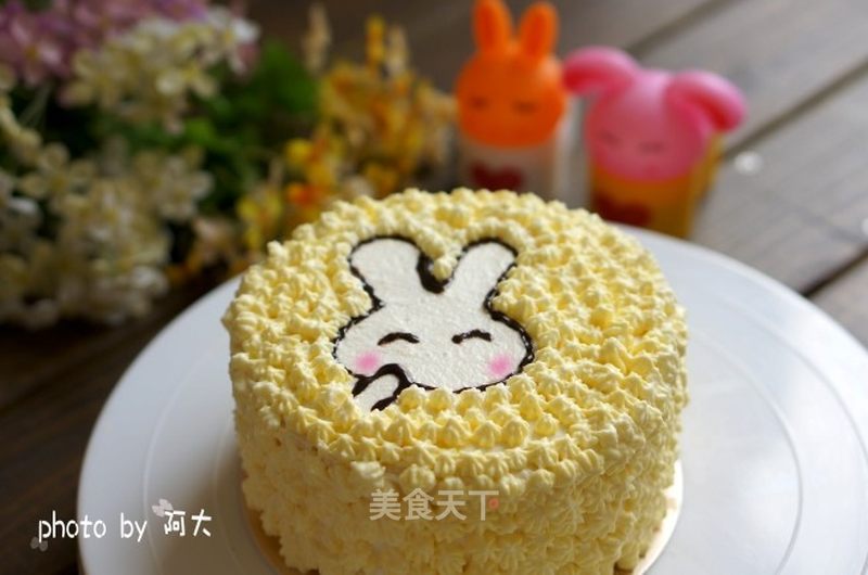 兔子生日蛋糕的做法_兔子生日蛋糕怎么做_阿大^.^的菜谱_美食天下