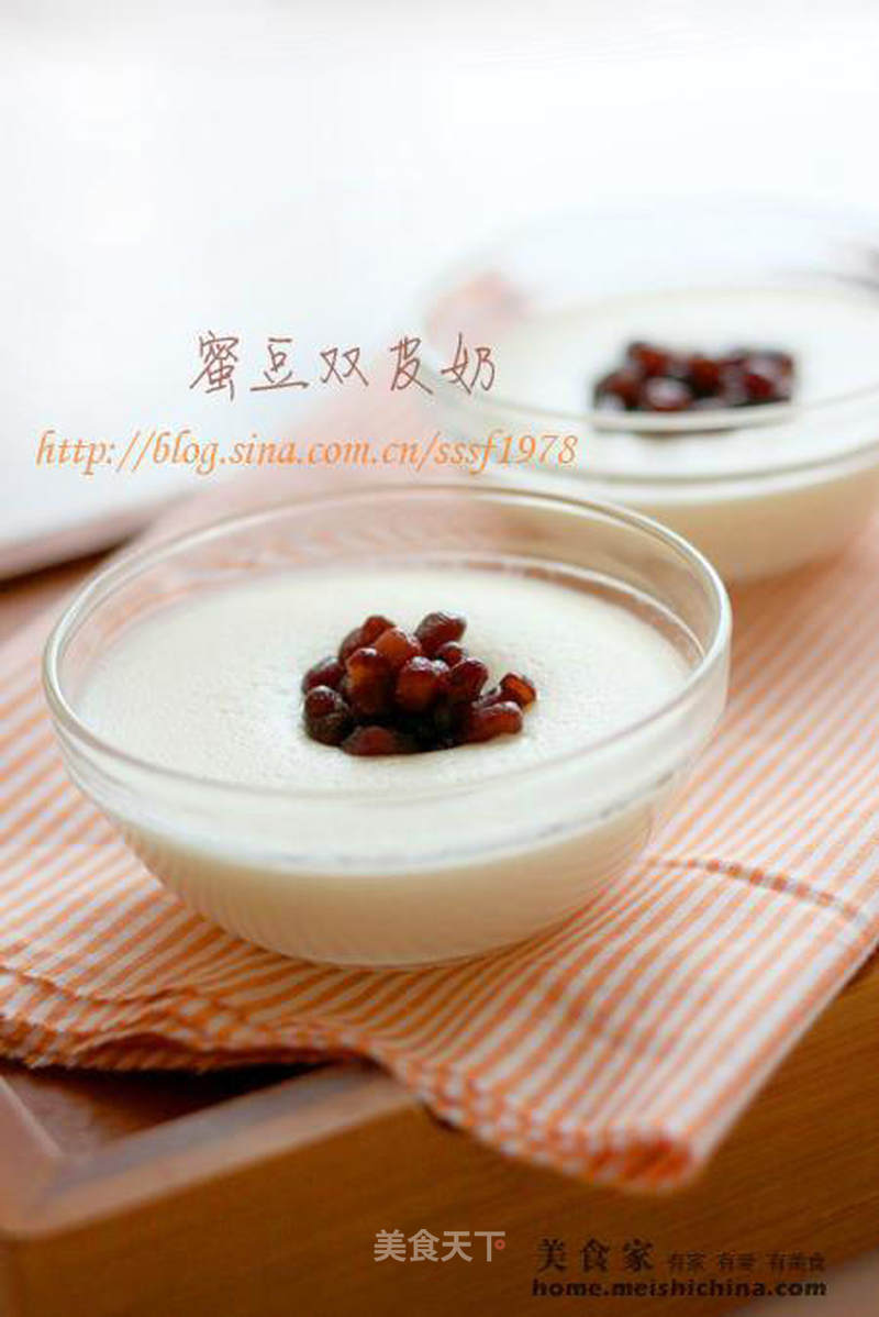 蜜豆双皮奶的做法_蜜豆双皮奶怎么做_菜谱_美食天下