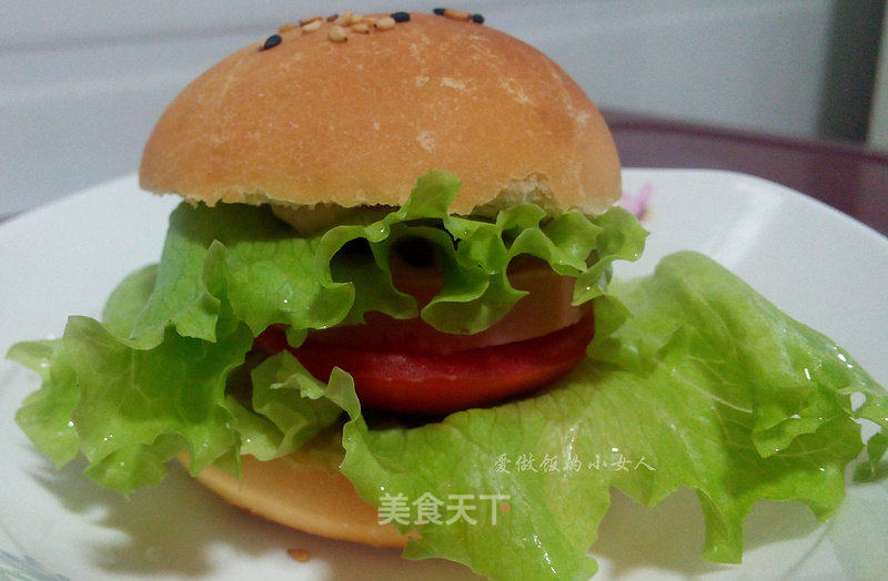 汉堡_美味的汉堡_睿陽妈妈的菜谱_美食天下