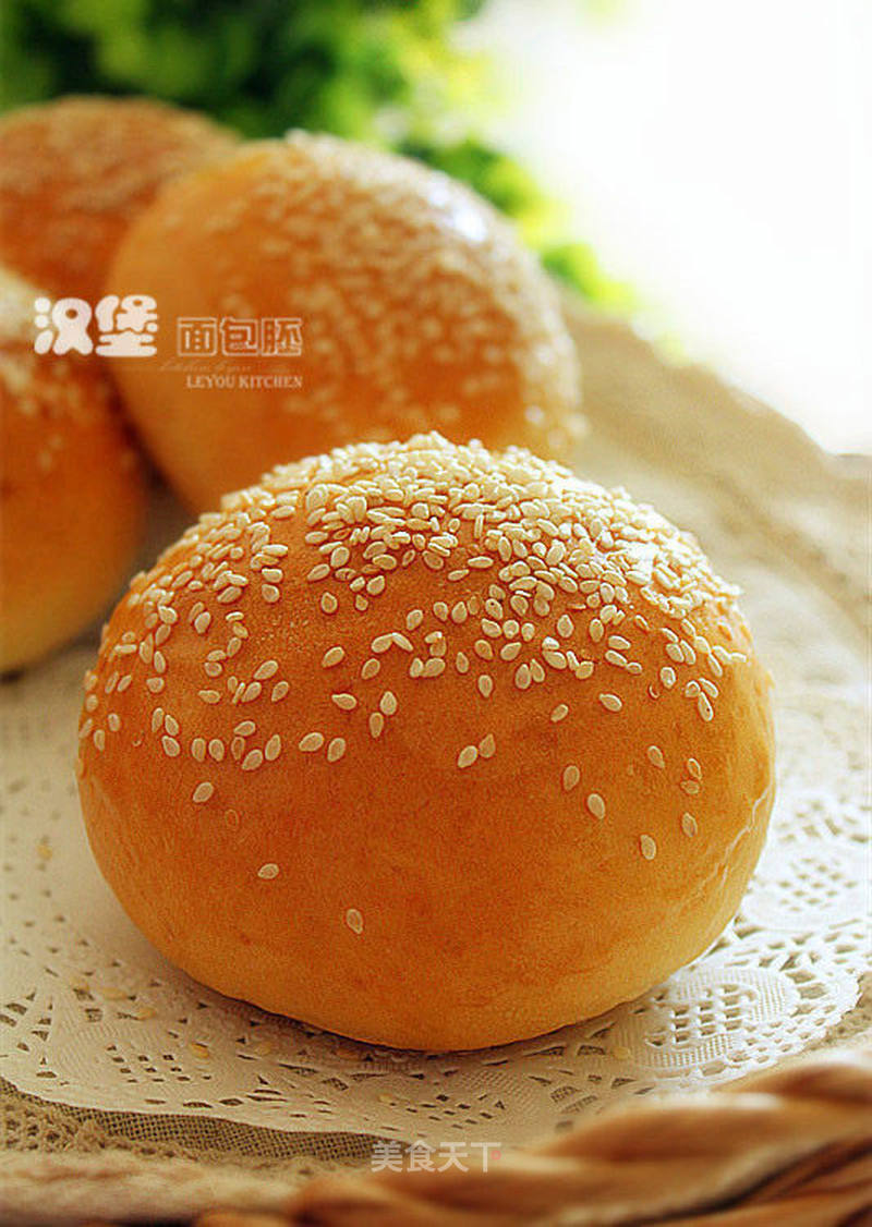 汉堡面包的做法_汉堡面包怎么做_乐悠厨房的菜谱_美食天下