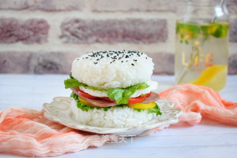 米饭汉堡的做法_米饭汉堡怎么做_莎糖家的菜谱_美食天下