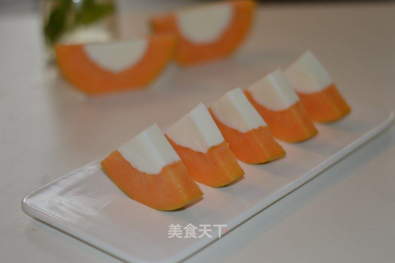 木瓜椰奶冻的做法_木瓜椰奶冻怎么做_丽制美食的菜谱_美食天下