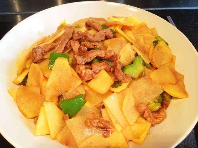 青椒土豆炒肉片的做法_青椒土豆炒肉片怎么做_zita_only的菜谱_美食天下