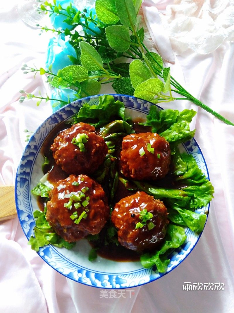 四喜丸子的做法_四喜丸子怎么做_雨欣欣欣的菜谱_美食天下