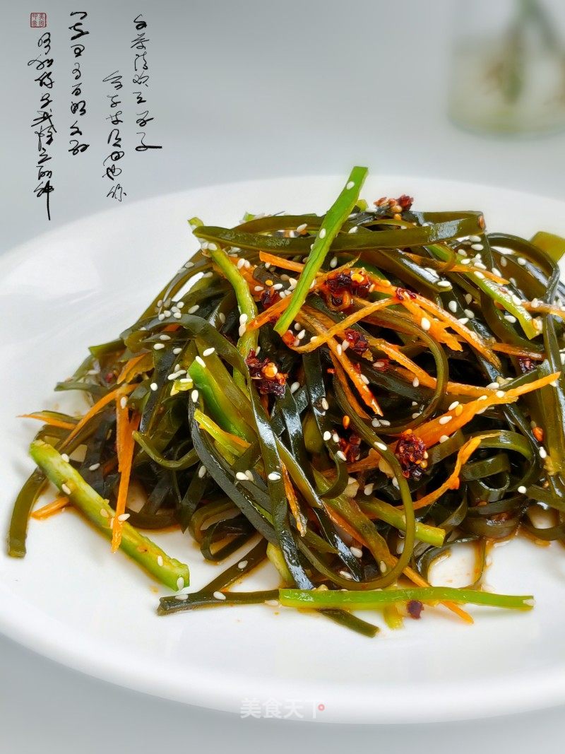 凉拌海带丝的做法_凉拌海带丝怎么做_诗韵墨香的菜谱_美食天下