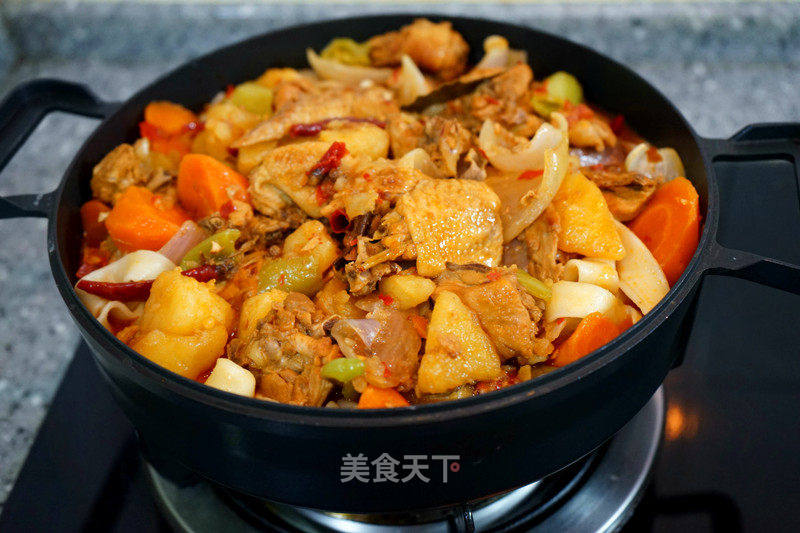大盘鸡的做法_大盘鸡怎么做_美姐姐的小资生活的菜谱_美食天下