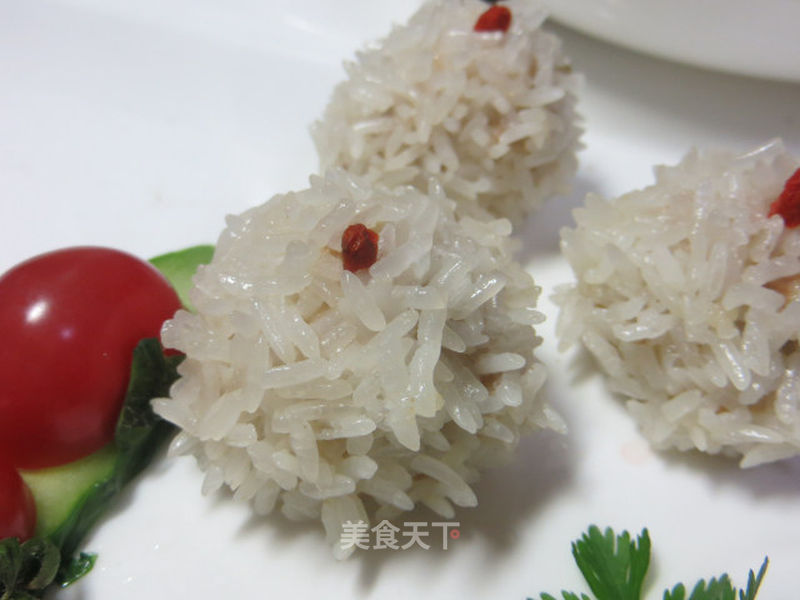 珍珠丸子的做法_【珍珠丸子】—-湖北小吃_珍珠丸子怎么做_zxrwjh的菜谱_美食天下