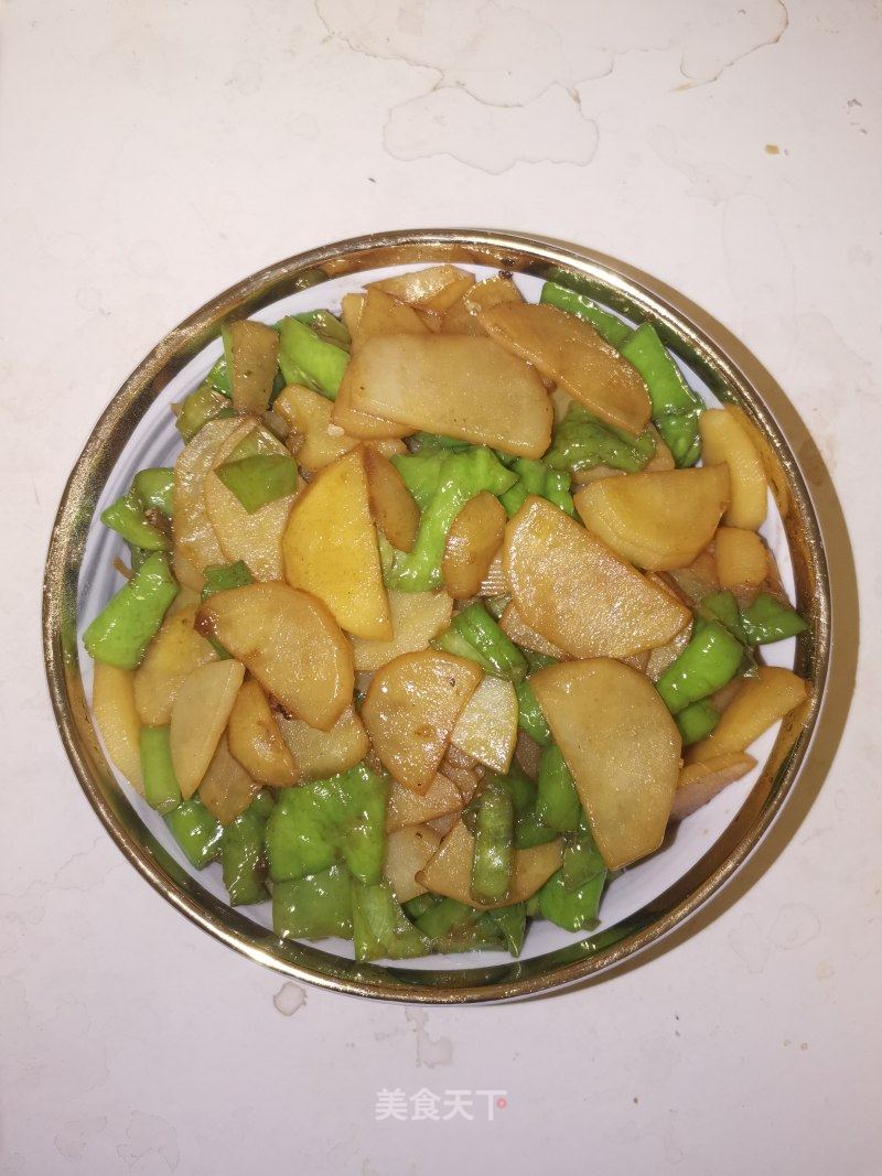 尖椒土豆片的做法_尖椒土豆片怎么做_宁静致远0217的菜谱_美食天下