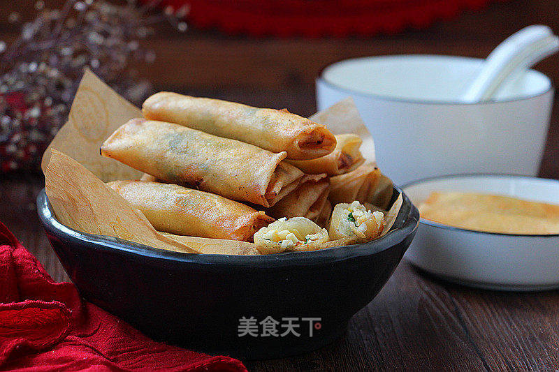 三丝春卷的做法_三丝春卷怎么做_糖芯厨房的菜谱_美食天下