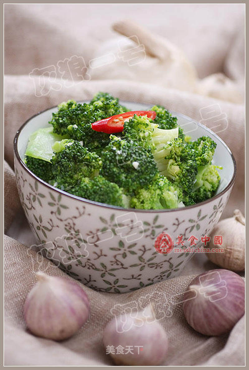 蒜蓉西兰花的做法_蒜蓉西兰花怎么做_菜谱_美食天下