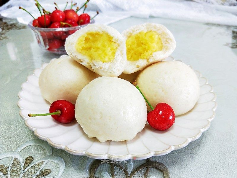 奶黄包 的做法_奶黄包 怎么做_宸·羽的菜谱_美食天下