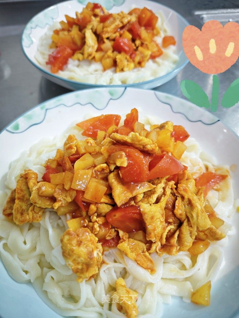 西红柿鸡蛋打卤面的做法_西红柿鸡蛋打卤面怎么做_开心肥羊的菜谱_美食天下