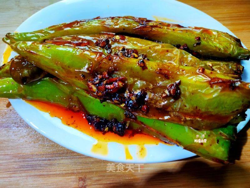 虎皮青椒的做法_💯巨下饭的虎皮青椒❗️虎皮尖椒❗️下饭菜家常菜 简单易学_虎皮青椒怎么做_阳春白雪!的菜谱_美食天下