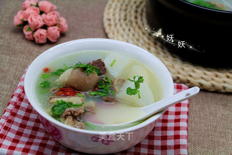 萝卜炖羊肉汤的做法_热腾腾的萝卜炖羊肉汤_萝卜炖羊肉汤怎么做_妖妖~🍒的菜谱_美食天下